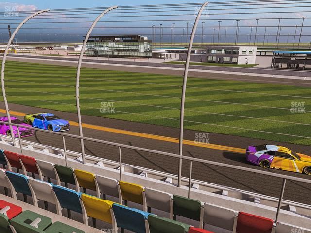 Daytona International Speedway - Section Front 154 Seat View