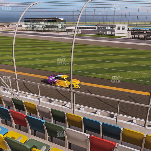 Daytona International Speedway - Section Front 155 Seat View