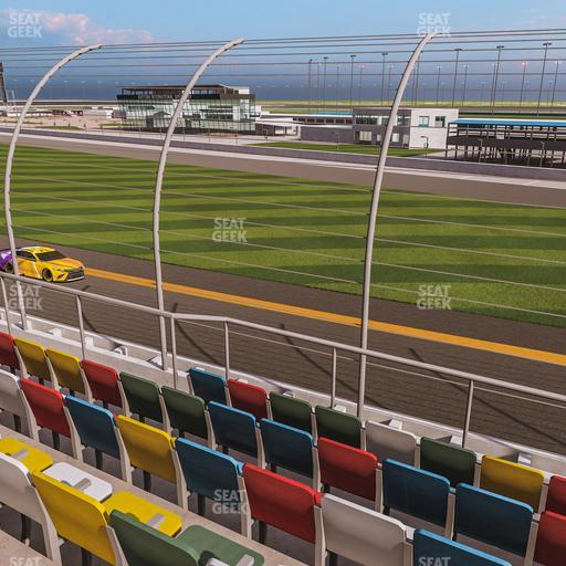 Daytona International Speedway - Section Front 156 Seat View