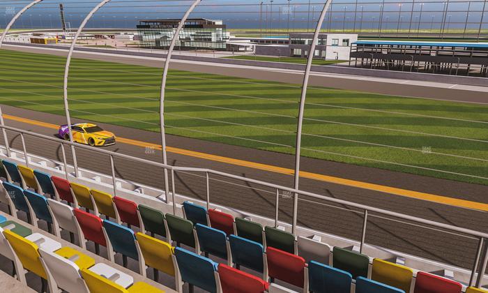 Daytona International Speedway - Section Front 156 Seat View