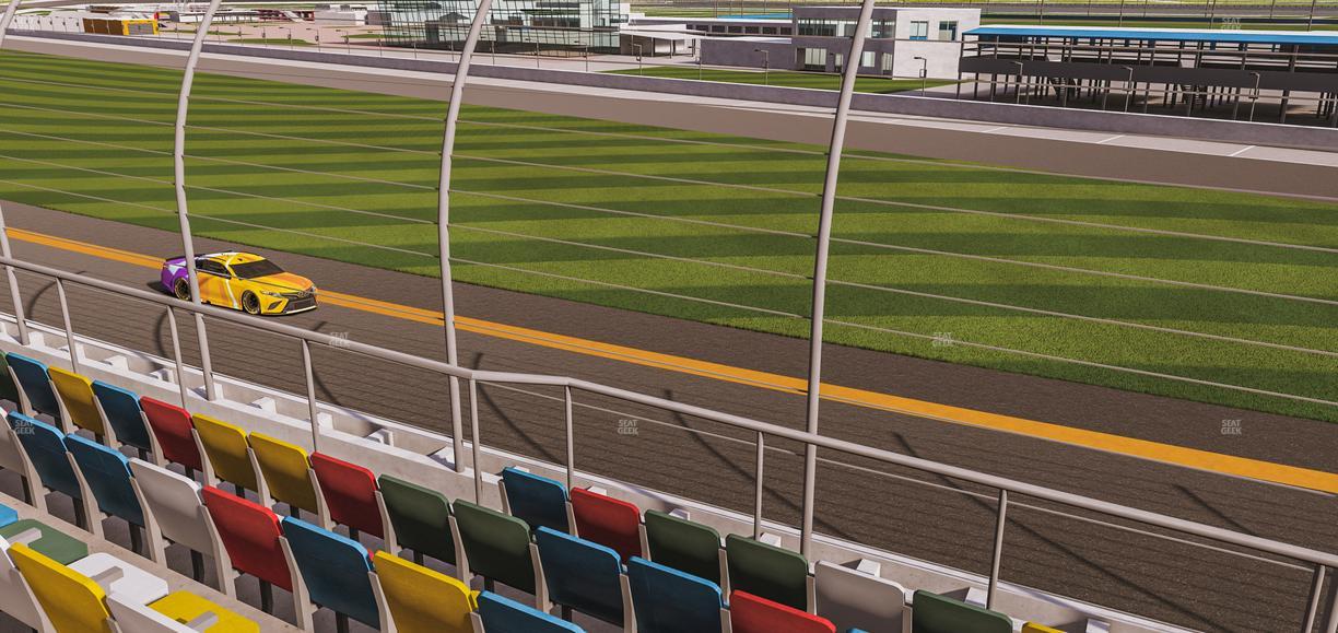 Daytona International Speedway - Section Front 156 Seat View