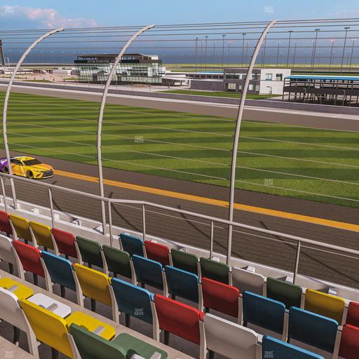 Daytona International Speedway - Section Front 156 Seat View