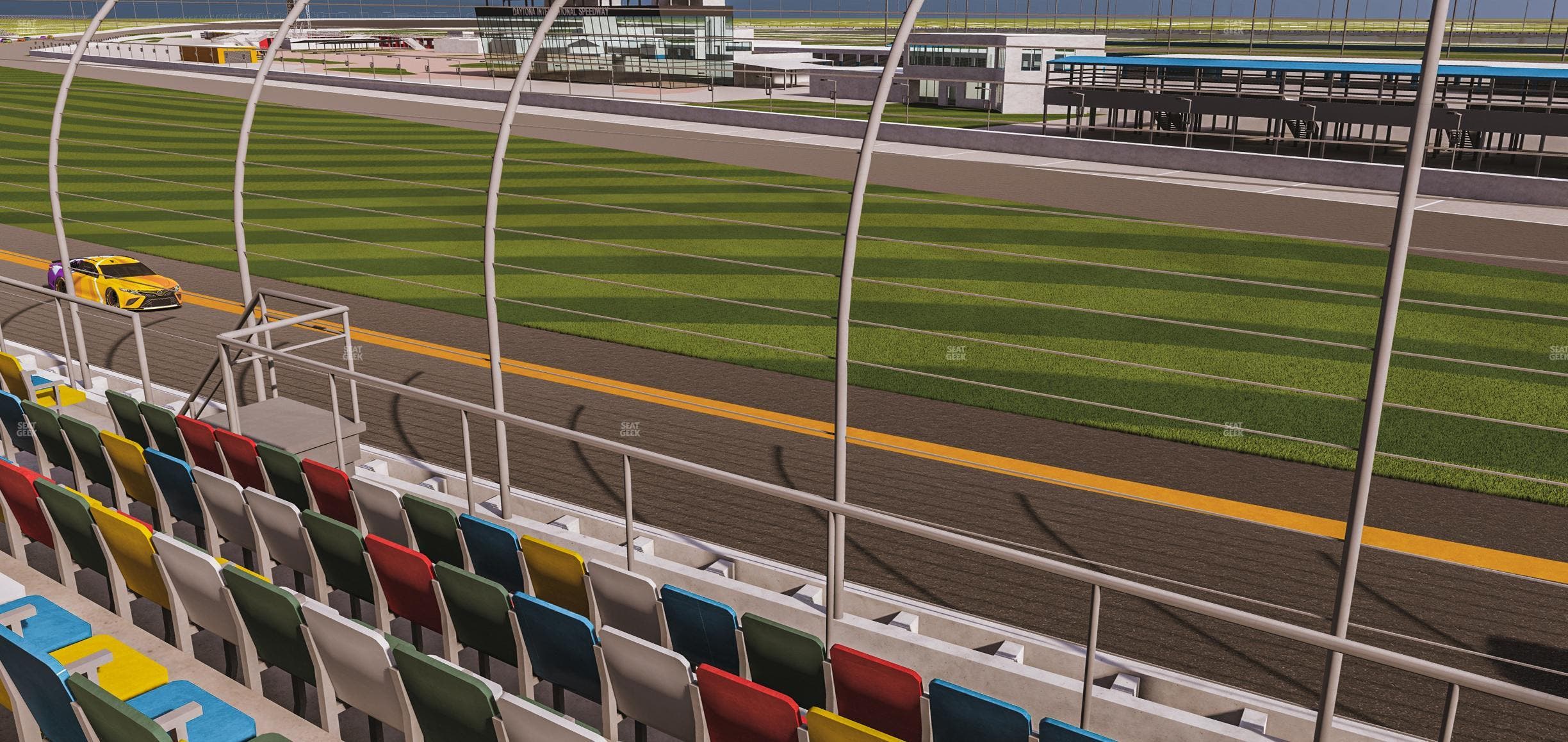 Daytona International Speedway - Section Front 157 Seat View