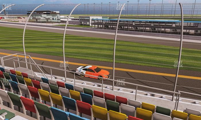 Daytona International Speedway - Section Front 158 Seat View