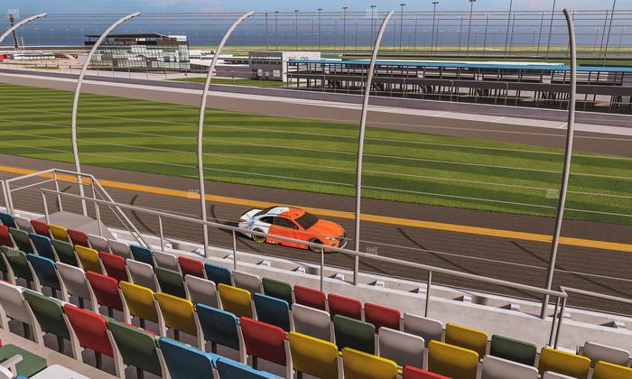 Daytona International Speedway - Section Front 158 Seat View