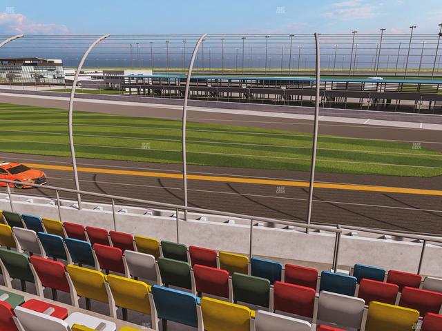 Daytona International Speedway - Section Front 159 Seat View