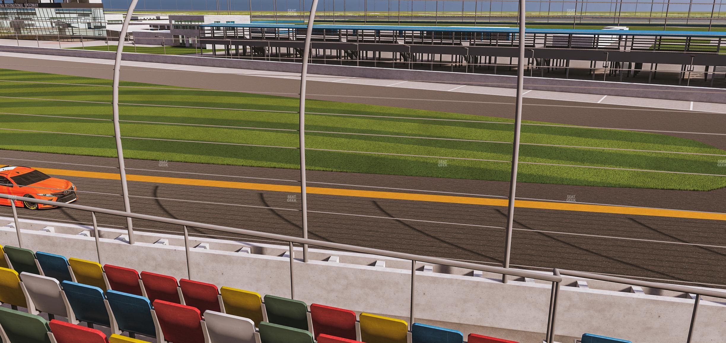 Daytona International Speedway - Section Front 159 Seat View