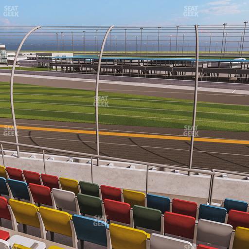 Daytona International Speedway - Section Front 159 Seat View