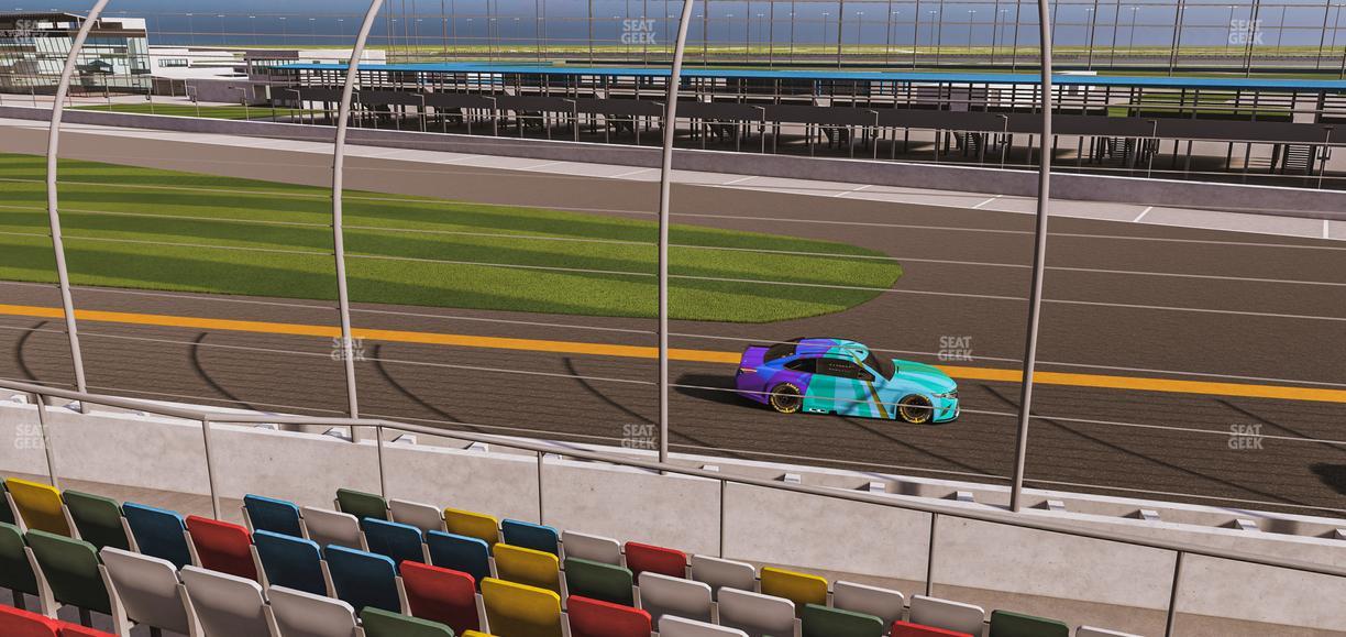 Daytona International Speedway - Section Front 160 Seat View
