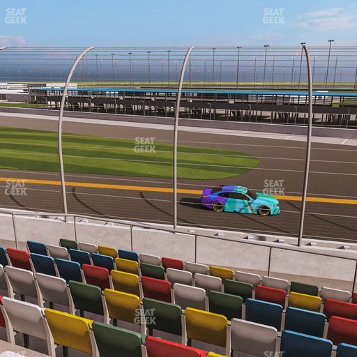 Daytona International Speedway - Section Front 160 Seat View