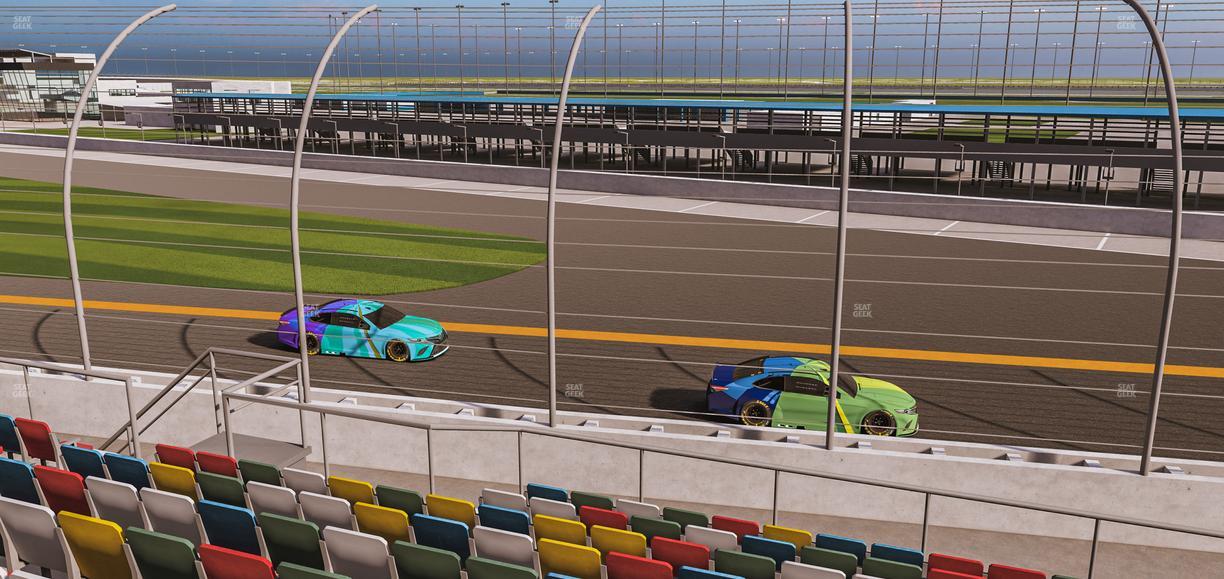 Daytona International Speedway - Section Front 161 Seat View
