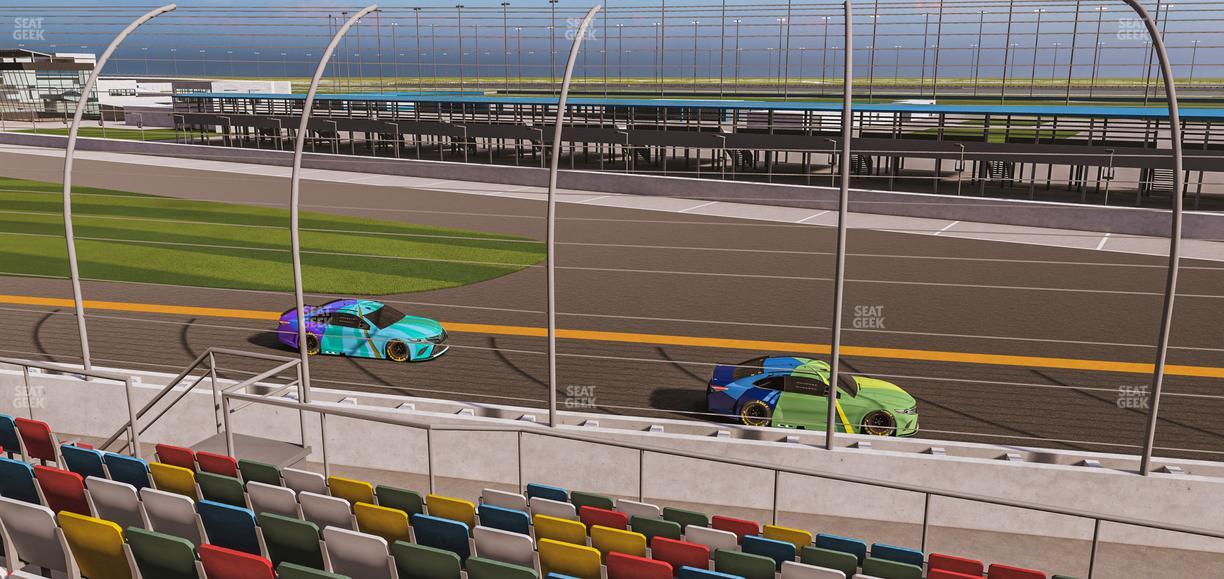 Daytona International Speedway - Section Front 161 Seat View