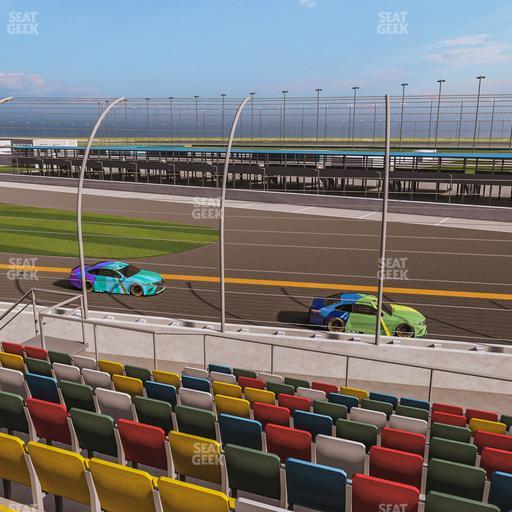 Daytona International Speedway - Section Front 161 Seat View