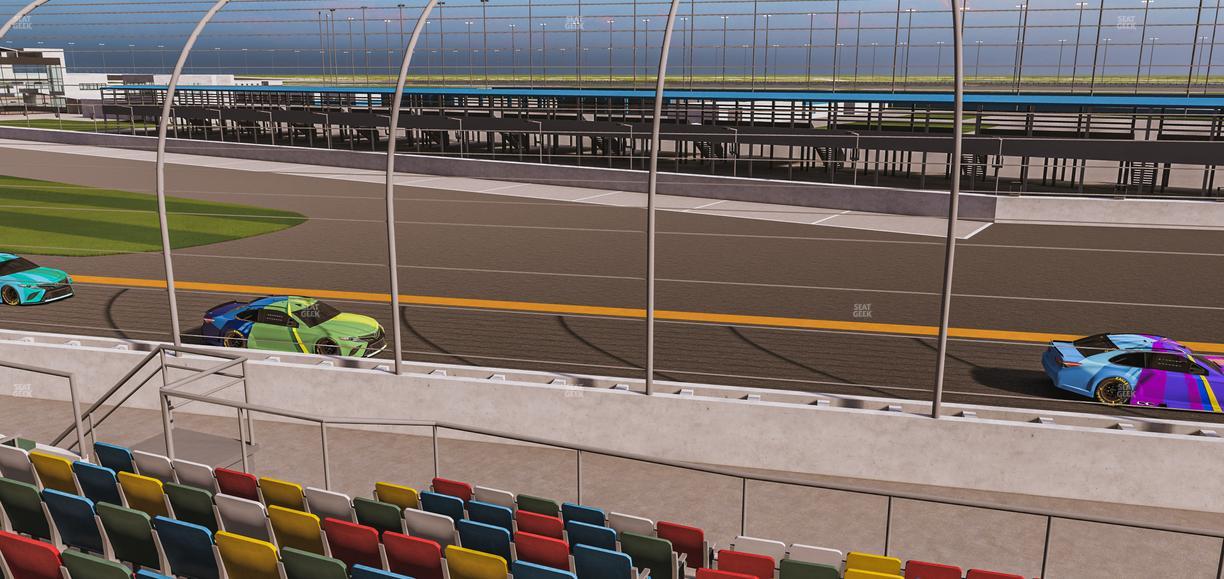 Daytona International Speedway - Section Front 162 Seat View