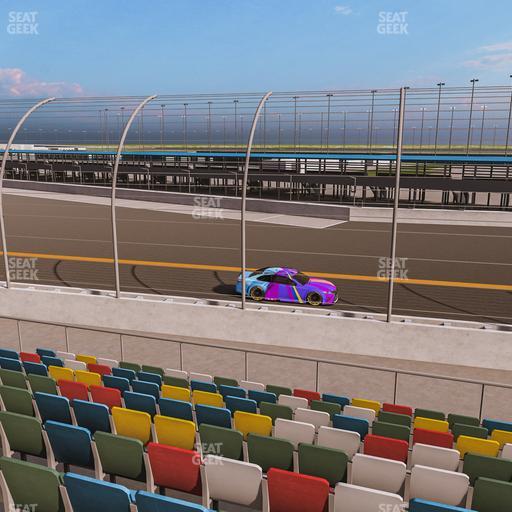 Daytona International Speedway - Section Front 163 Seat View