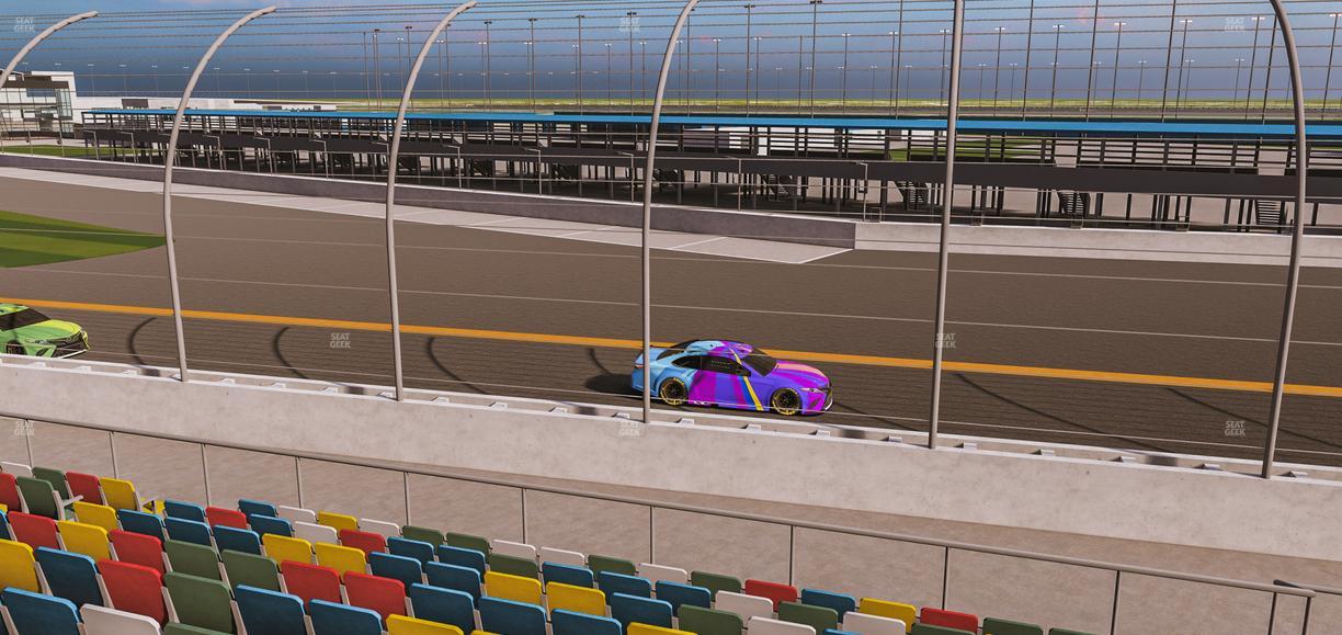 Daytona International Speedway - Section Front 163 Seat View