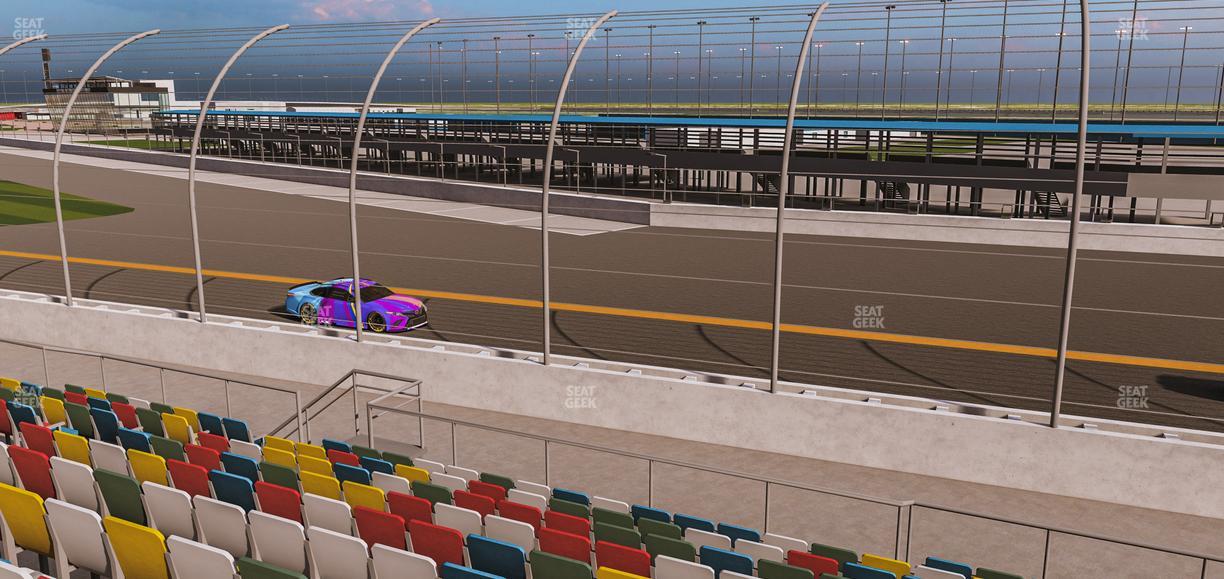 Daytona International Speedway - Section Front 164 Seat View