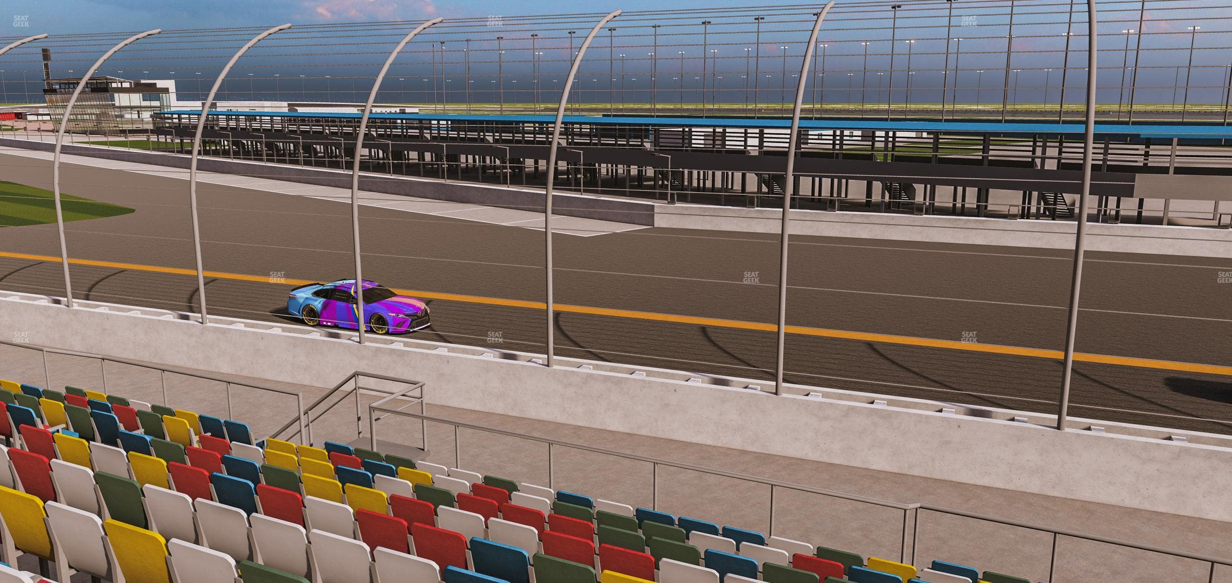 Daytona International Speedway - Section Front 164 Seat View