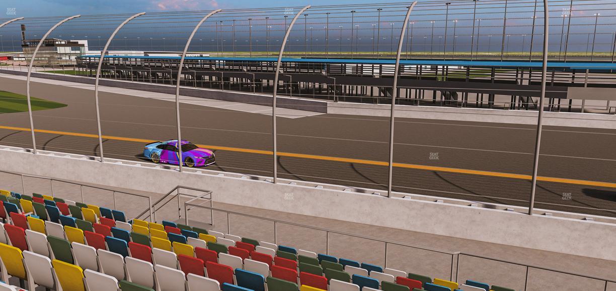 Daytona International Speedway - Section Front 164 Seat View