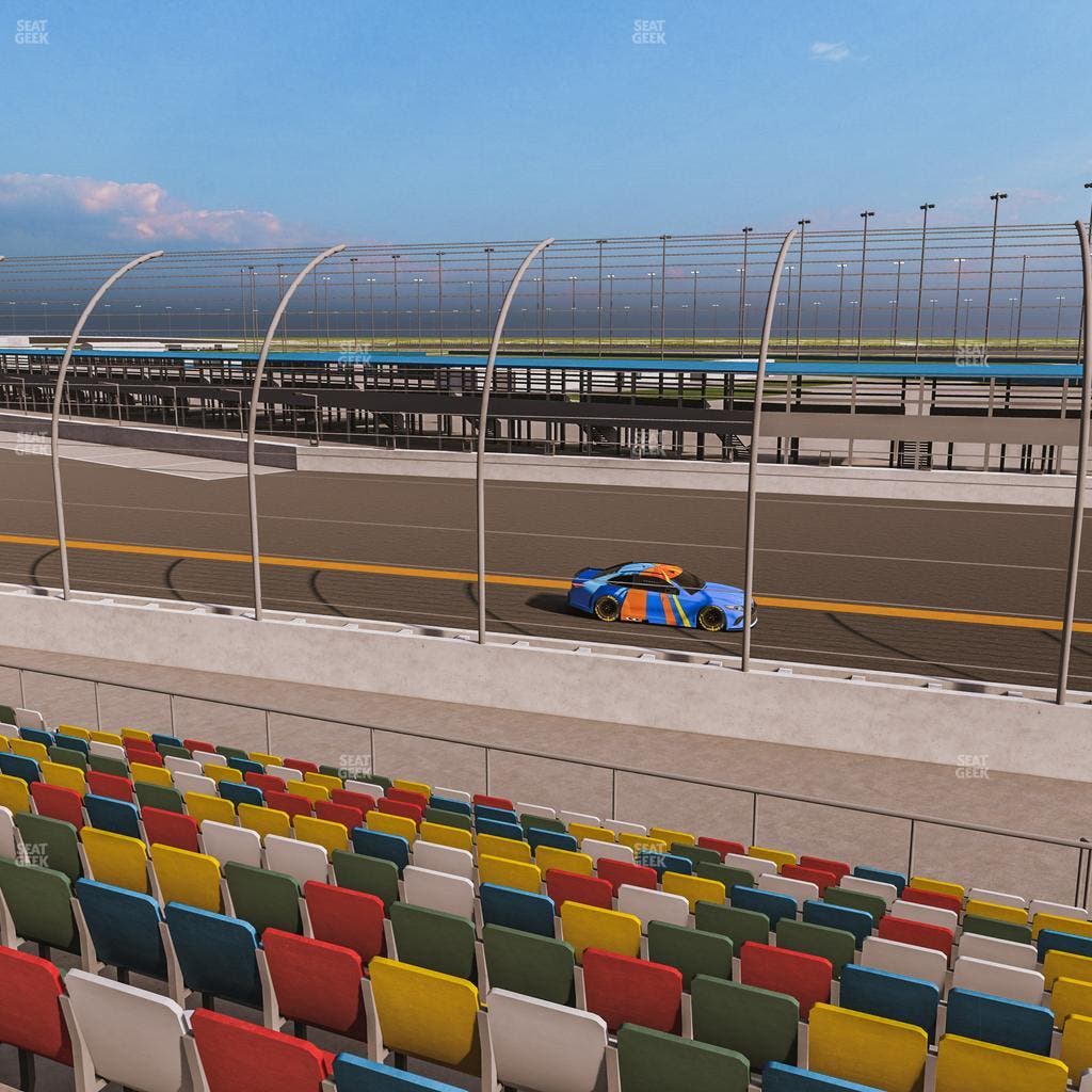 Daytona International Speedway - Section Front 165 Seat View