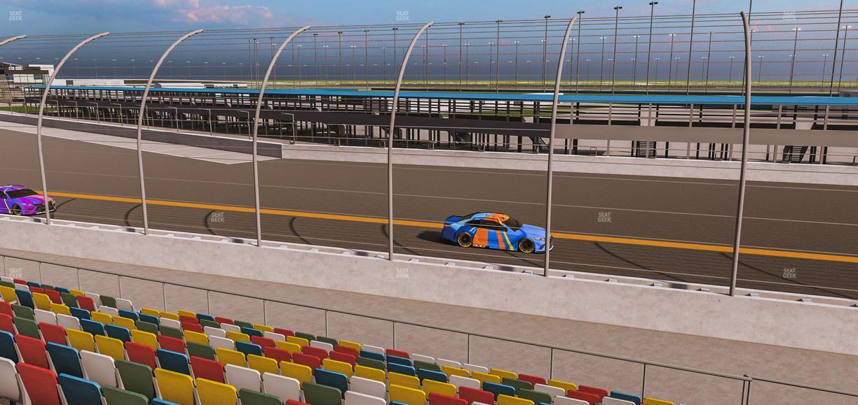 Daytona International Speedway - Section Front 165 Seat View