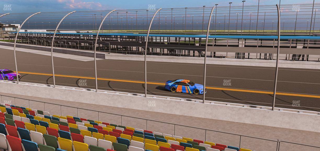 Daytona International Speedway - Section Front 165 Seat View