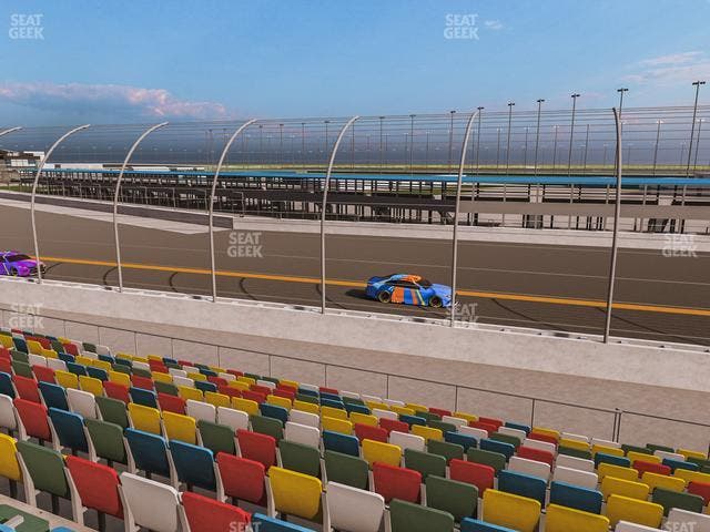 Daytona International Speedway - Section Front 165 Seat View