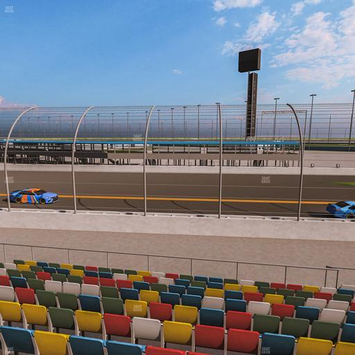 Daytona International Speedway - Section Front 166 Seat View