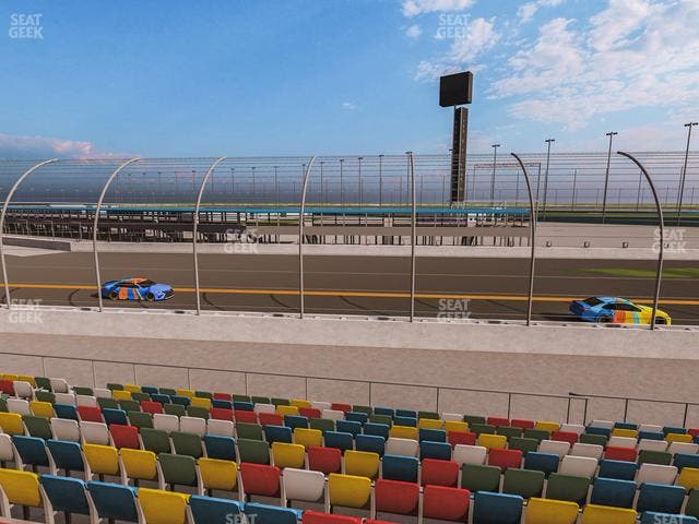 Daytona International Speedway - Section Front 166 Seat View