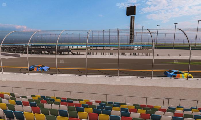 Daytona International Speedway - Section Front 166 Seat View