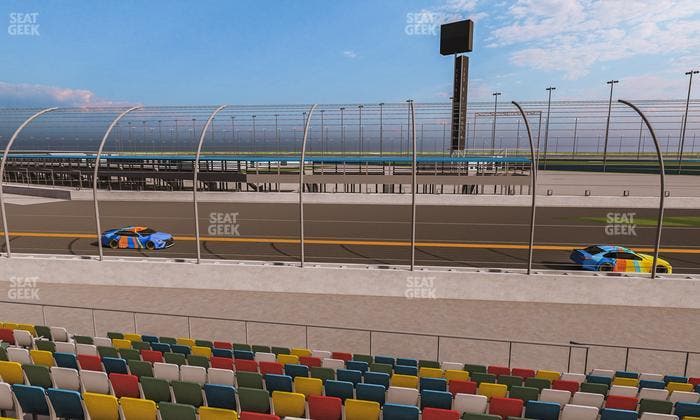 Daytona International Speedway - Section Front 166 Seat View