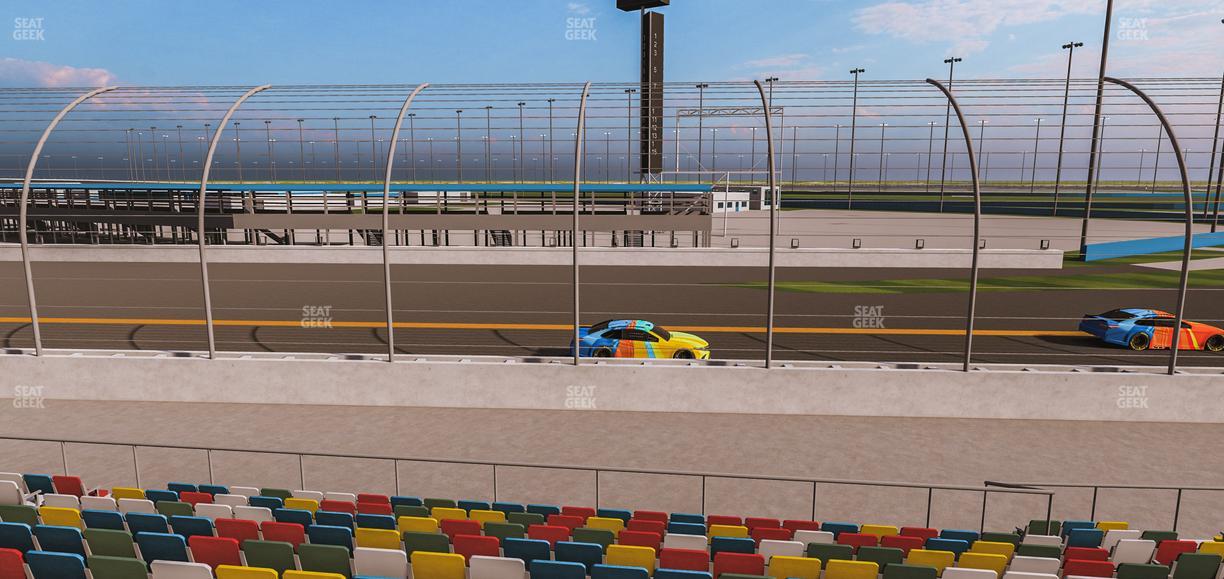 Daytona International Speedway - Section Front 167 Seat View