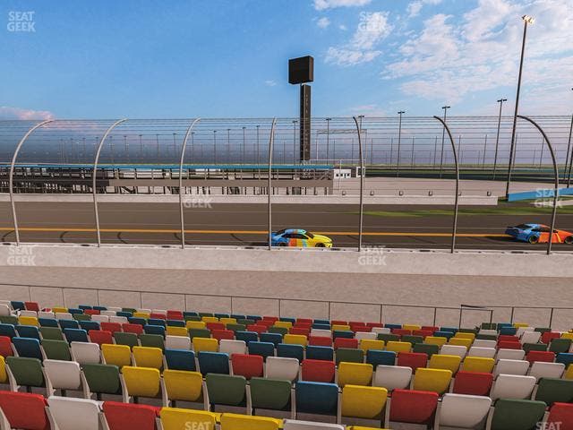 Daytona International Speedway - Section Front 167 Seat View