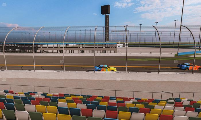 Daytona International Speedway - Section Front 167 Seat View