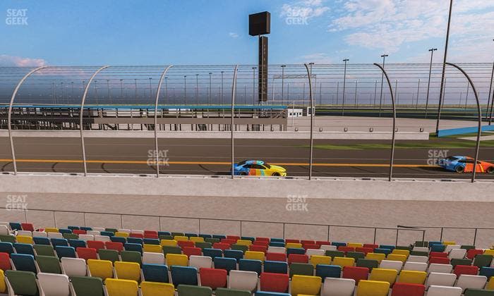 Daytona International Speedway - Section Front 167 Seat View