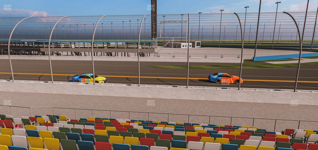 Daytona International Speedway - Section Front 168 Seat View