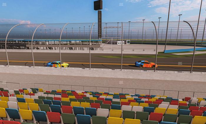 Daytona International Speedway - Section Front 168 Seat View