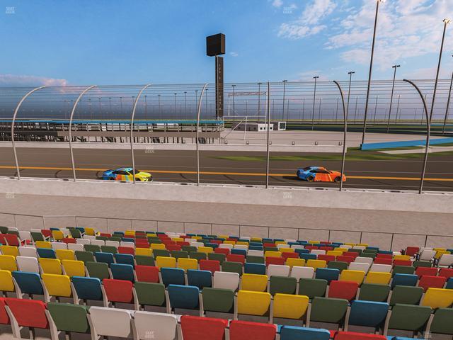 Daytona International Speedway - Section Front 168 Seat View