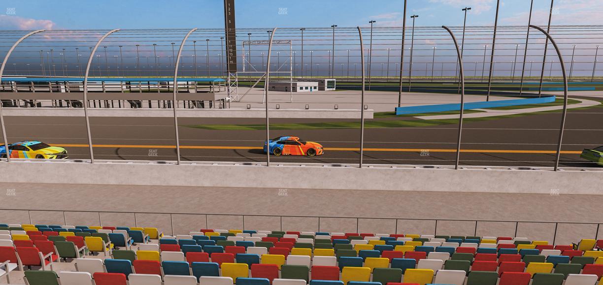 Daytona International Speedway - Section Front 169 Seat View