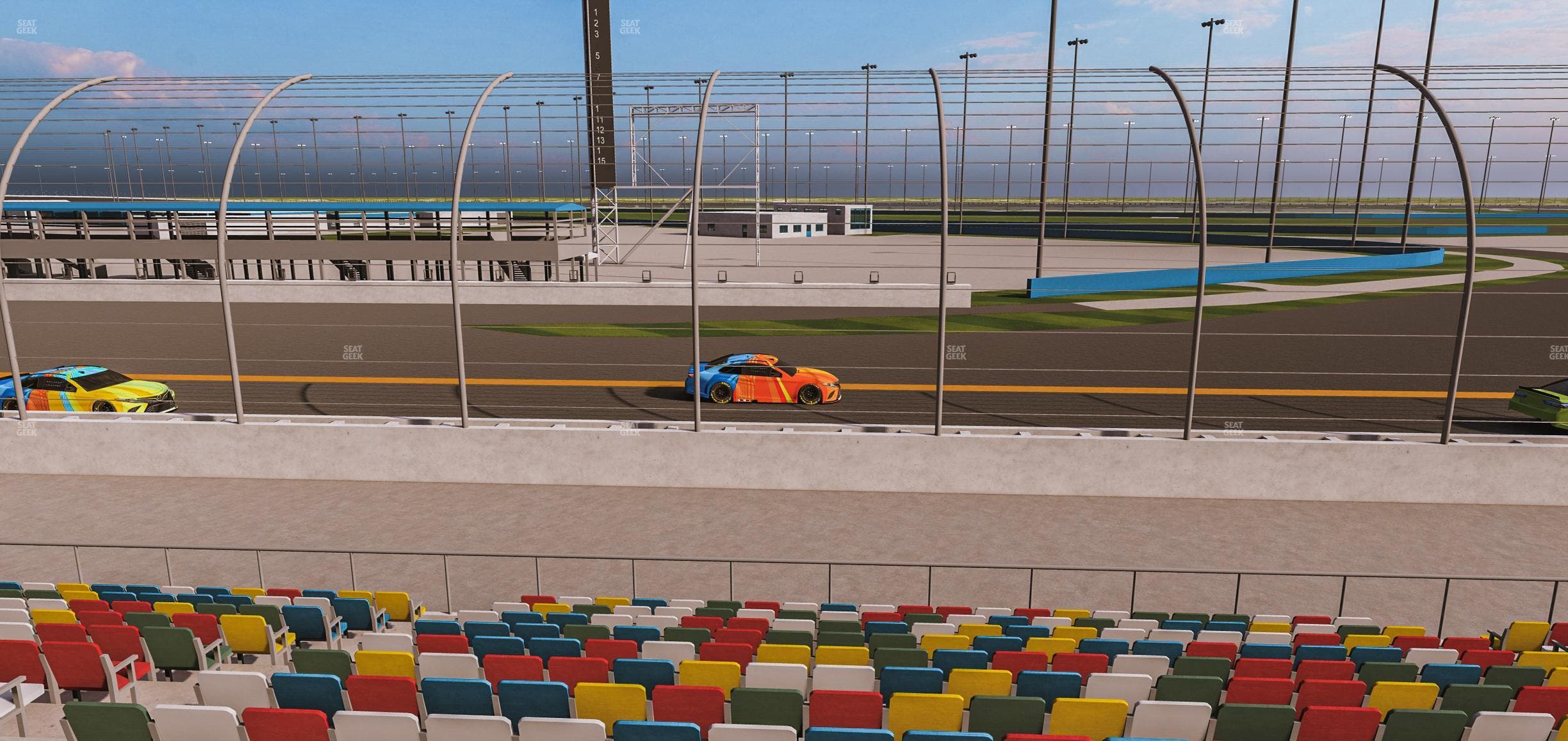 Daytona International Speedway - Section Front 169 Seat View