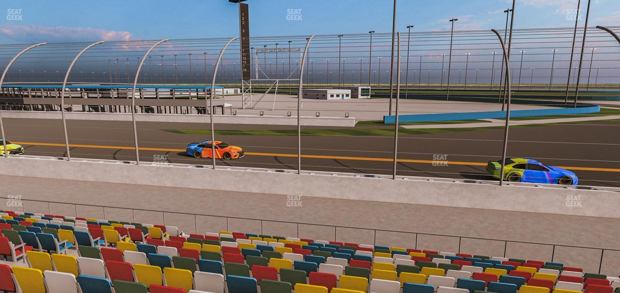 Daytona International Speedway - Section Front 170 Seat View
