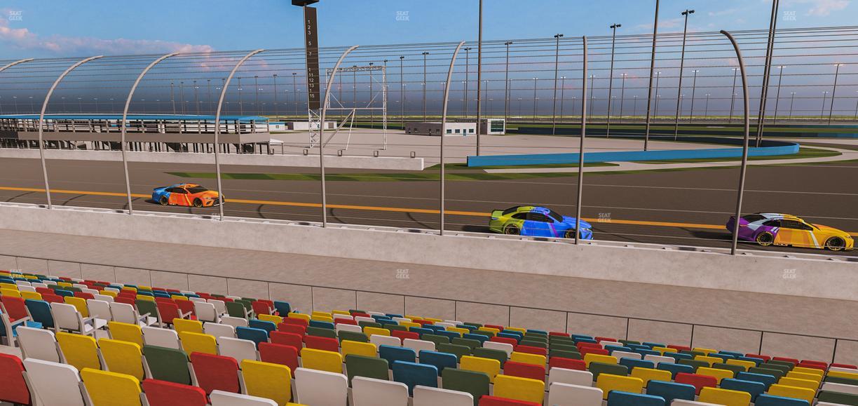 Daytona International Speedway - Section Front 171 Seat View