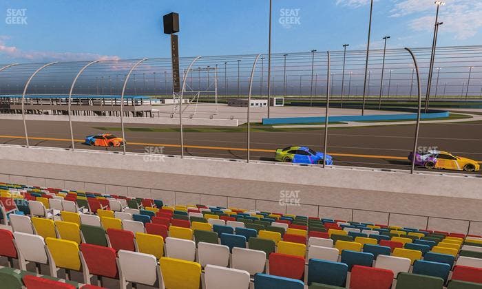 Daytona International Speedway - Section Front 171 Seat View
