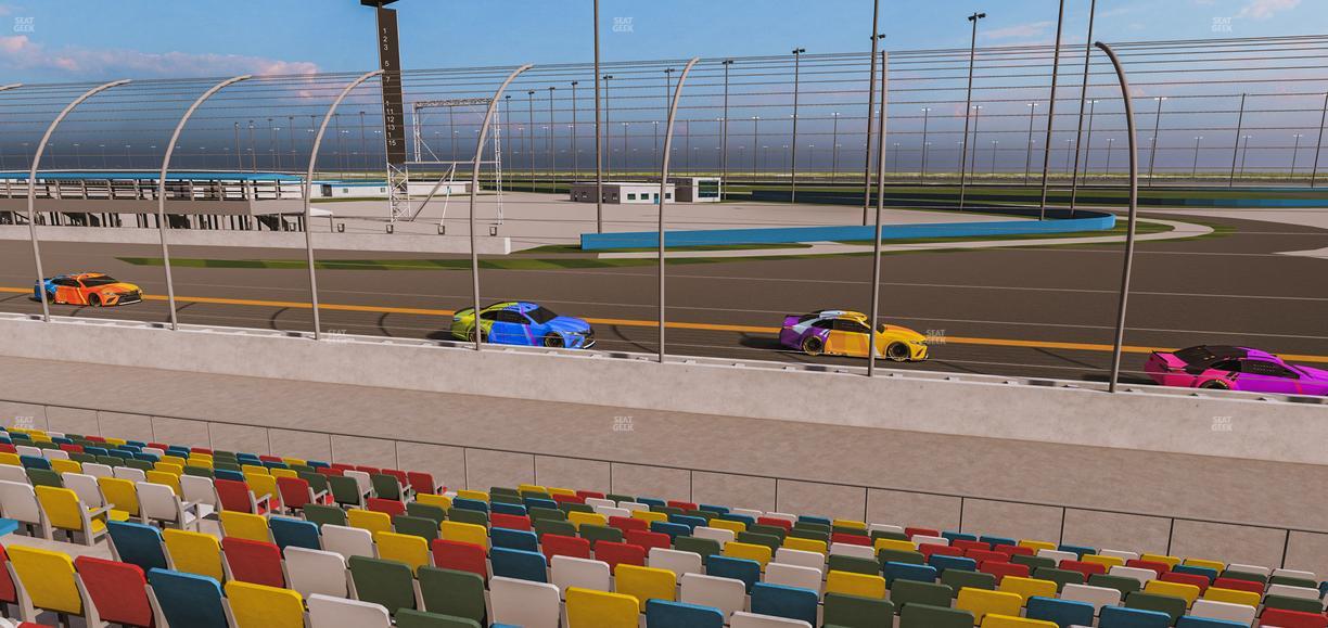 Daytona International Speedway - Section Front 172 Seat View