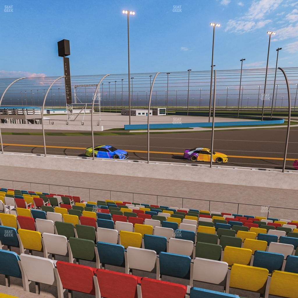 Daytona International Speedway - Section Front 172 Seat View