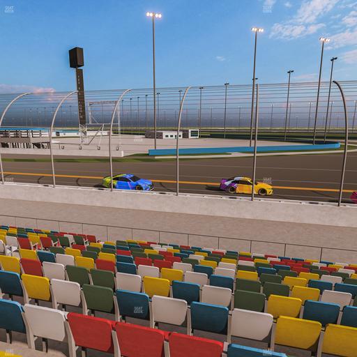 Daytona International Speedway - Section Front 172 Seat View