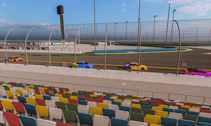 Daytona International Speedway - Section Front 172 Seat View