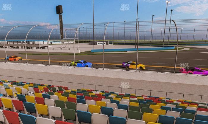 Daytona International Speedway - Section Front 172 Seat View