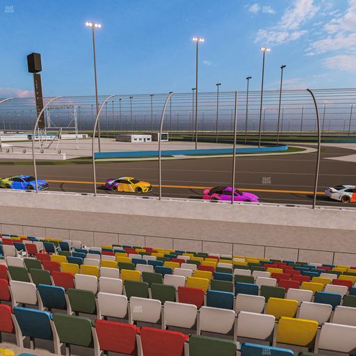 Daytona International Speedway - Section Front 173 Seat View