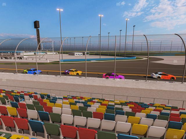 Daytona International Speedway - Section Front 173 Seat View
